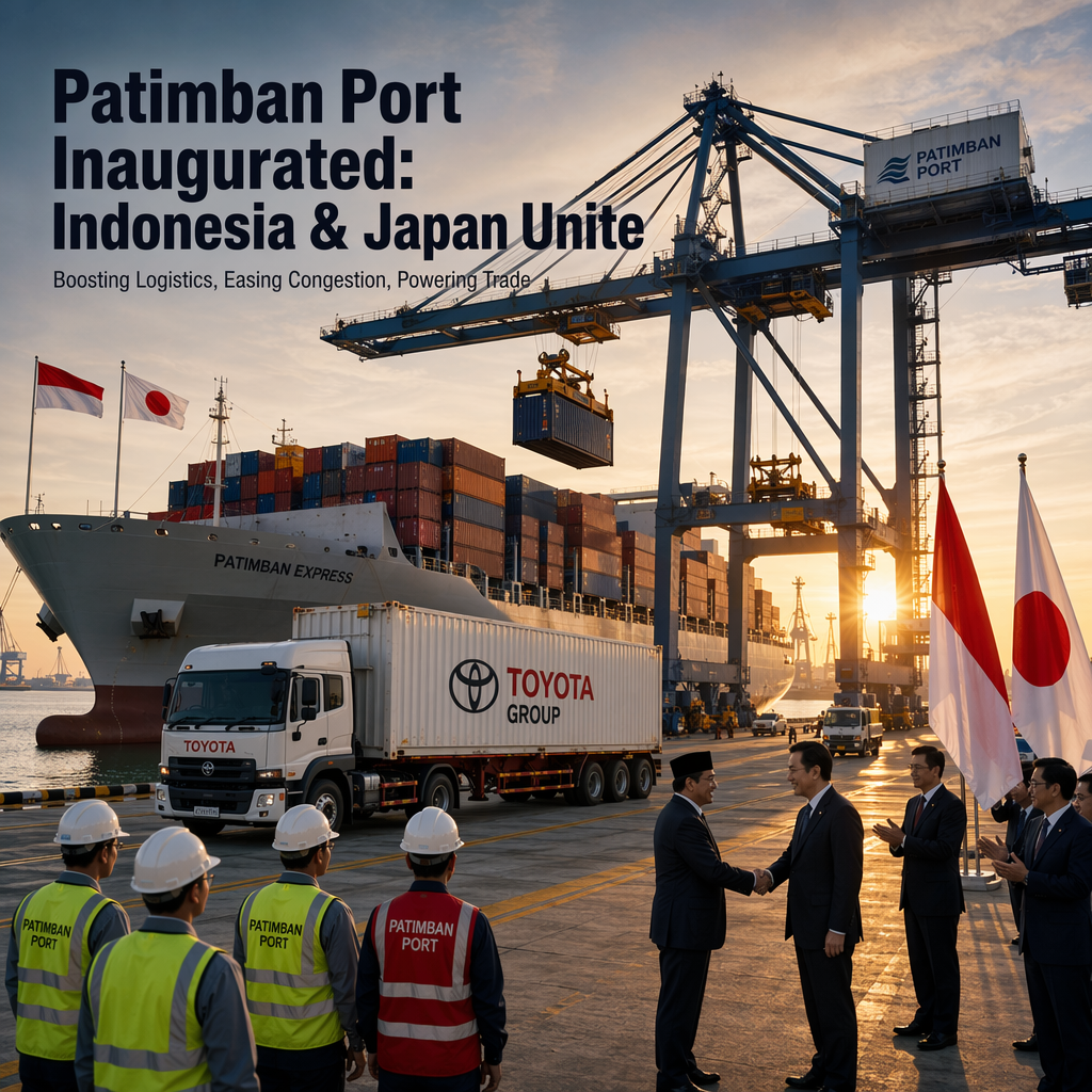 Indonesia Opens Patimban Port Container Terminal with Japanese Backing to Boost Logistics