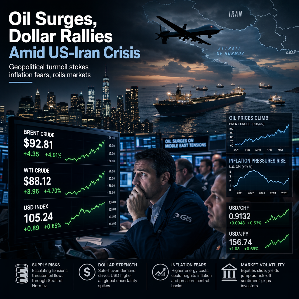 Escalating US-Iran Tensions Drive Oil and Inflation Fears, Fueling Dollar Strength and Market Caution