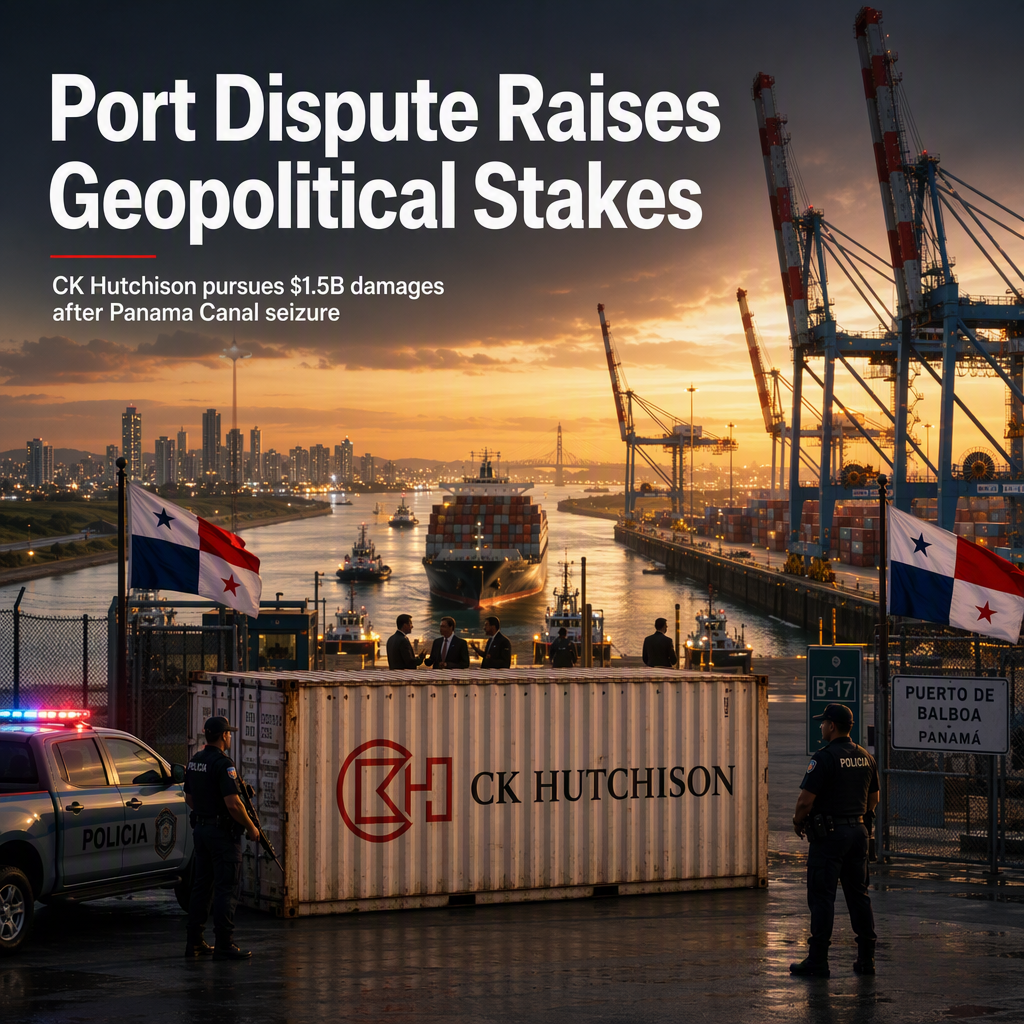 CK Hutchison Seeks $1.5 Billion in Damages After Panama Canal Port Seizure