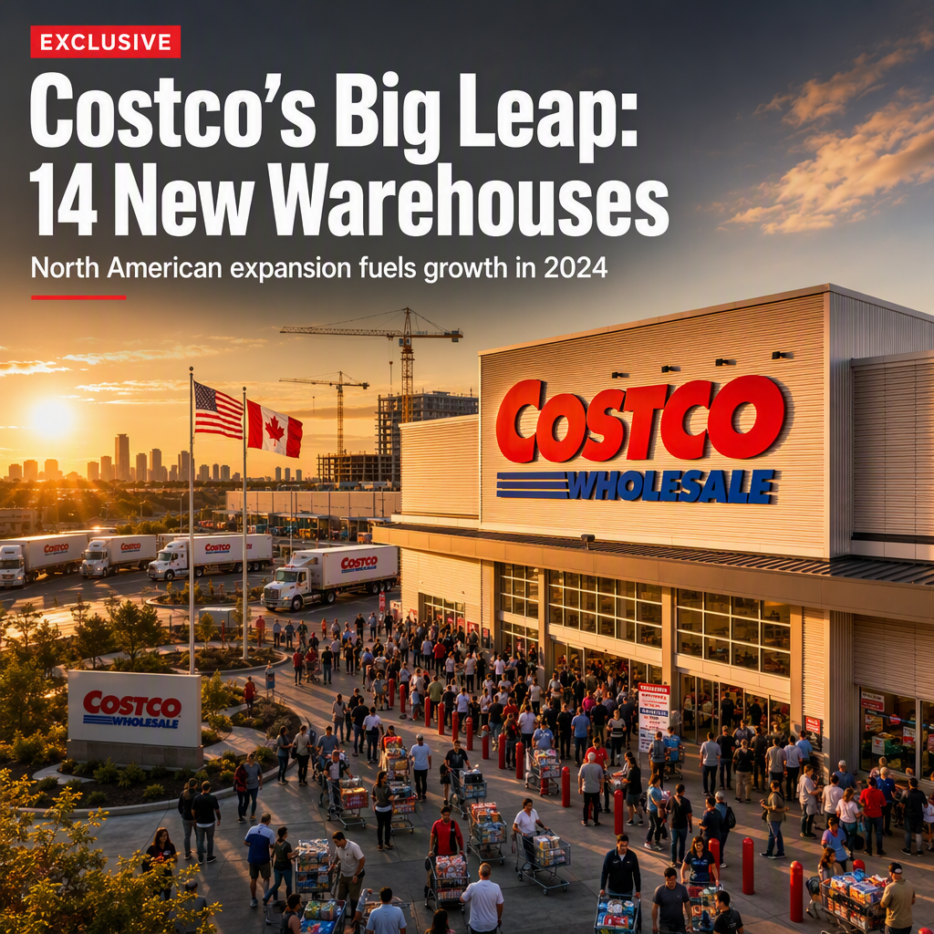 Costco Announces Major North American Expansion with 14 New Warehouses in 2024