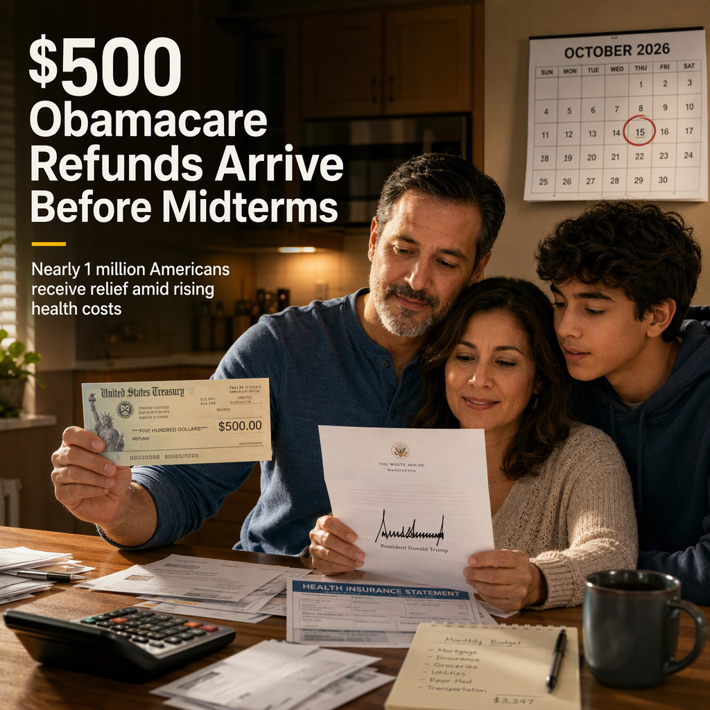 Trump Administration Issues $500 Obamacare Refunds to Nearly 1 Million Americans Ahead of Midterms