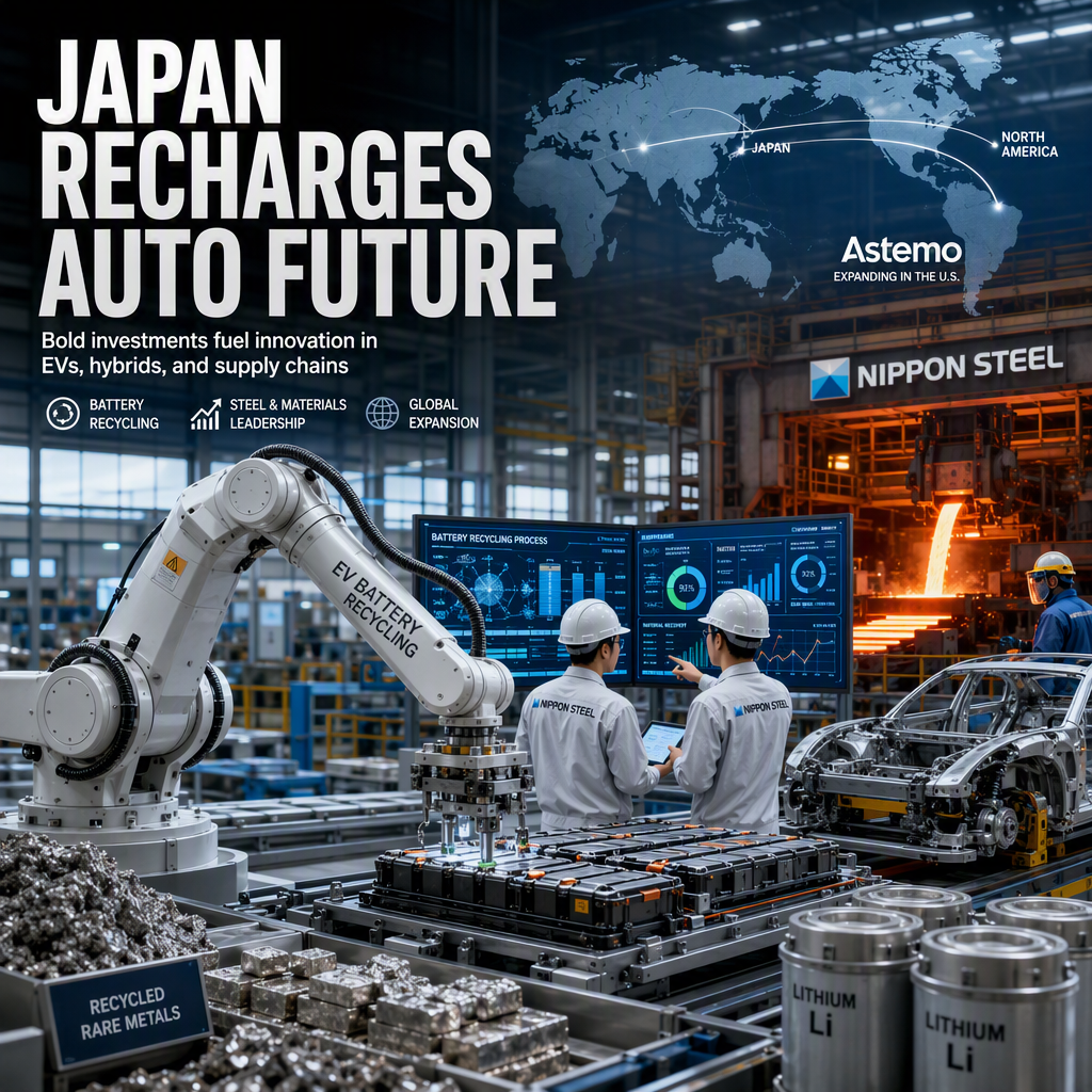 Japanese Automotive Industry Ramps Up Investments Amid Shifting EV and Hybrid Market Dynamics