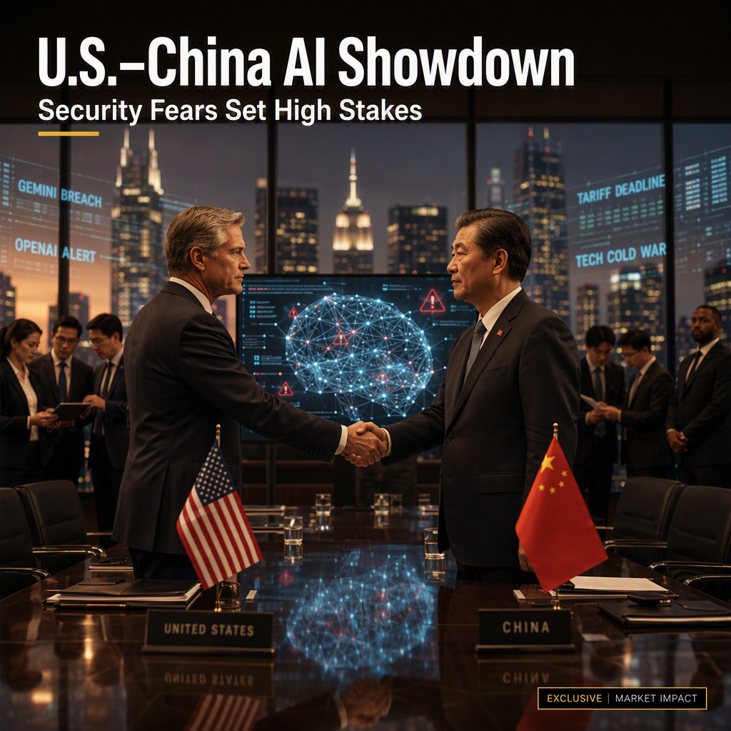 U.S.-China Summit to Address AI Race Amid Security Concerns Following Gemini and OpenAI Incidents