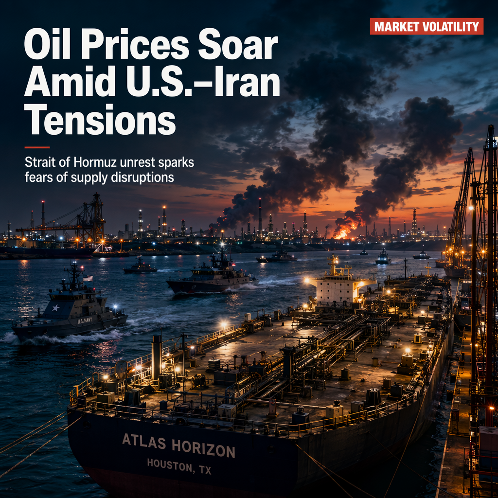 Oil Prices Surge Over 4% as U.S. Strikes on Iran Spark Fears of Middle East Supply Disruptions