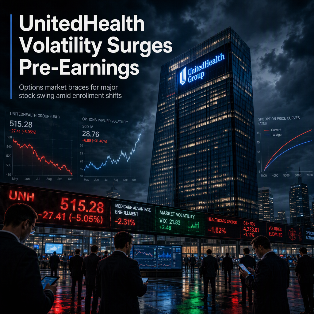 UnitedHealth Faces Elevated Volatility Ahead of Earnings Amid Enrollment Shifts