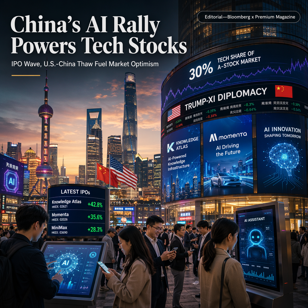 AI Boom and IPO Surge Drive Chinese Tech Stocks Amid U.S.-China Diplomatic Thaw