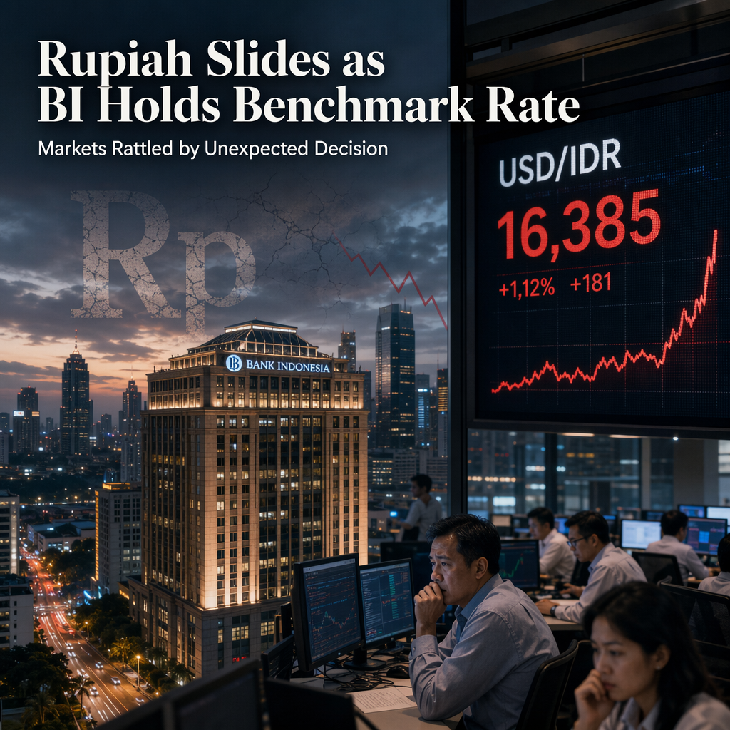 Indonesian Rupiah Weakens as Bank Indonesia Surprises Markets by Holding Rate at 5.75%