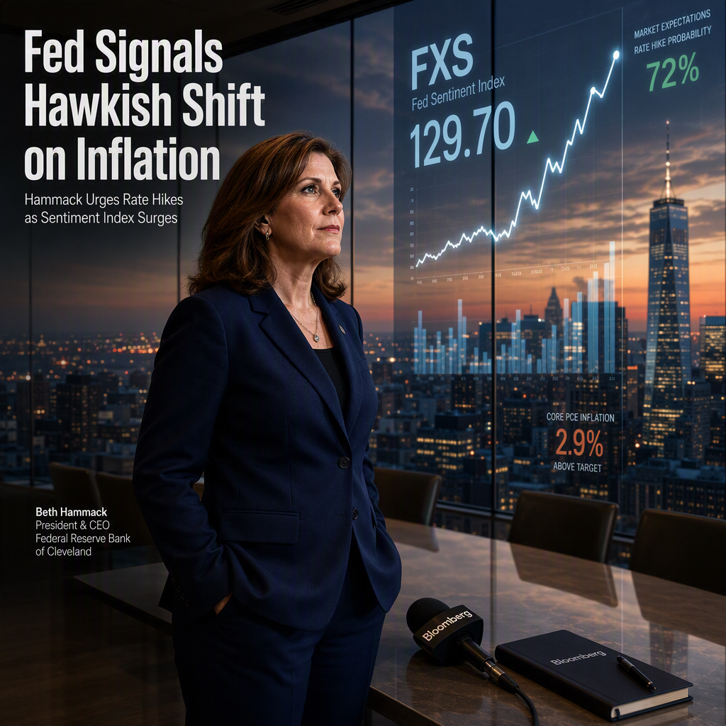Fed's Hammack Signals Urgency for Rate Hikes Amid Persistent Inflation