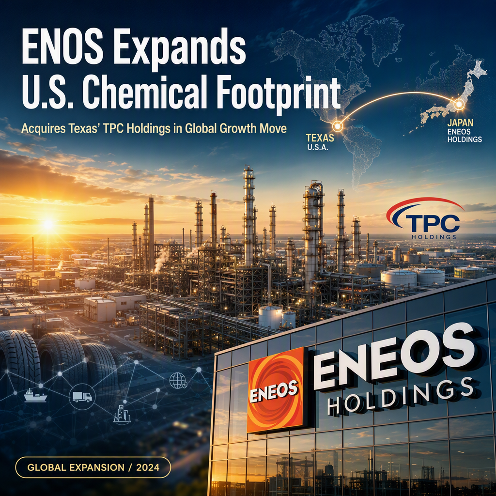 Eneos Holdings to Acquire Texas-Based TPC Holdings, Expanding U.S. Chemical Market Presence