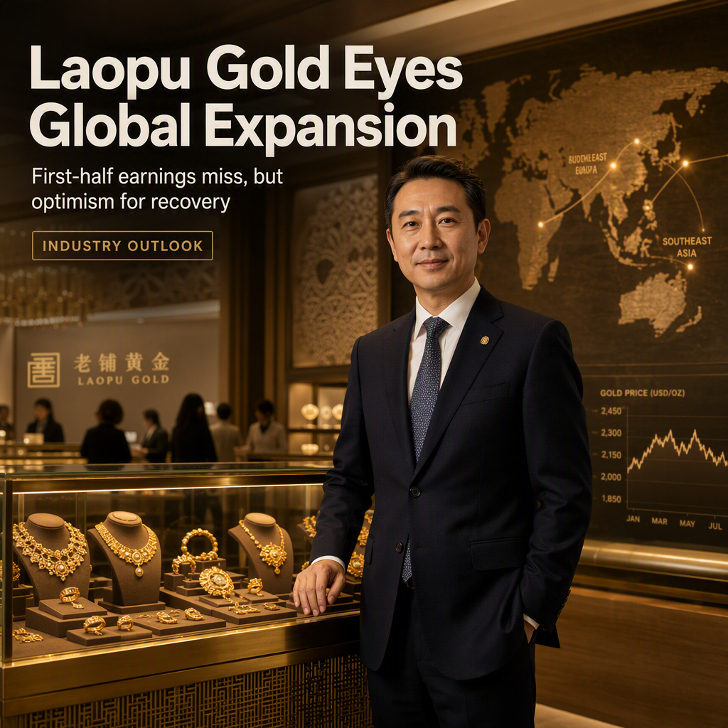 Laopu Gold Misses Earnings Estimates but Eyes Global Expansion Amid Industry Headwinds