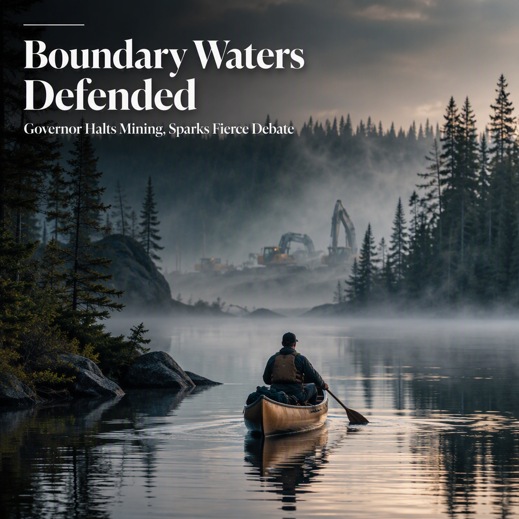 Minnesota Governor Blocks Mining Near Boundary Waters, Defying Trump-Era Policy Reversal