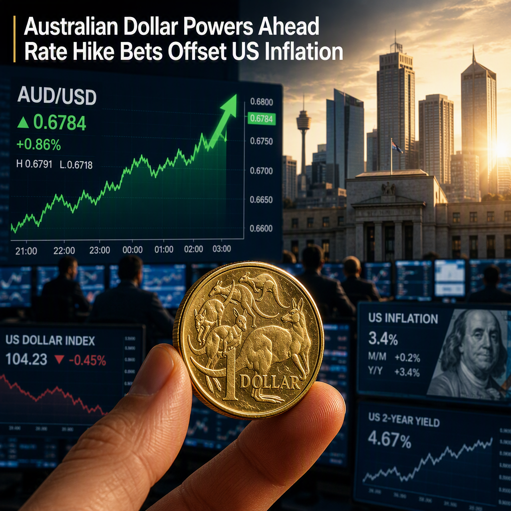 Australian Dollar Extends Rally as RBA Rate Hike Bets Offset US Inflation Data