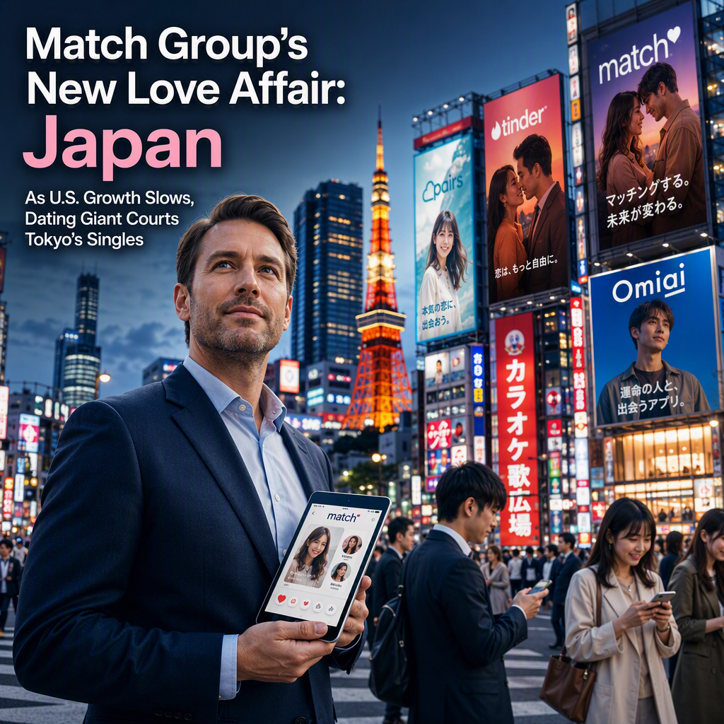 Match Group Targets Japan for Growth Amid Slowing U.S. User Base