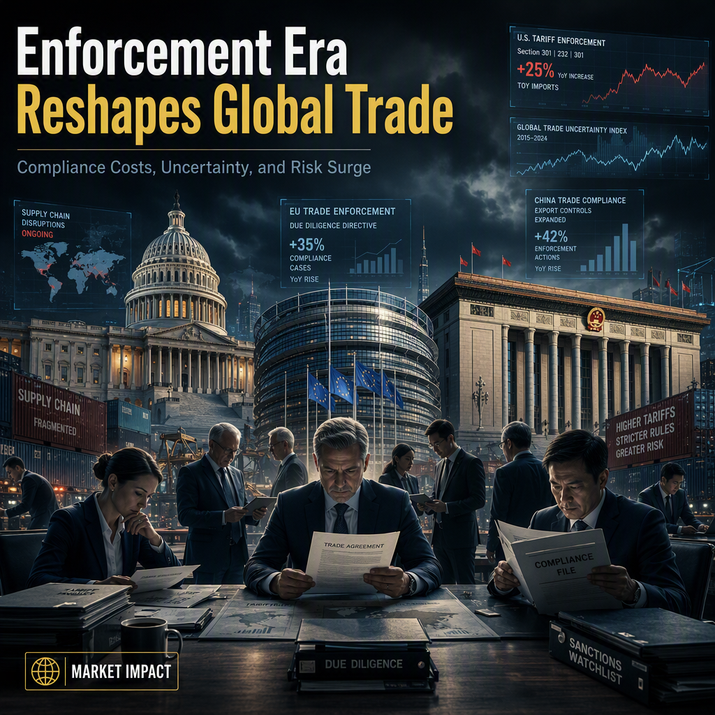 Global Trade Landscape Shifts as US, EU, and China Prioritize Enforcement Over New Rules