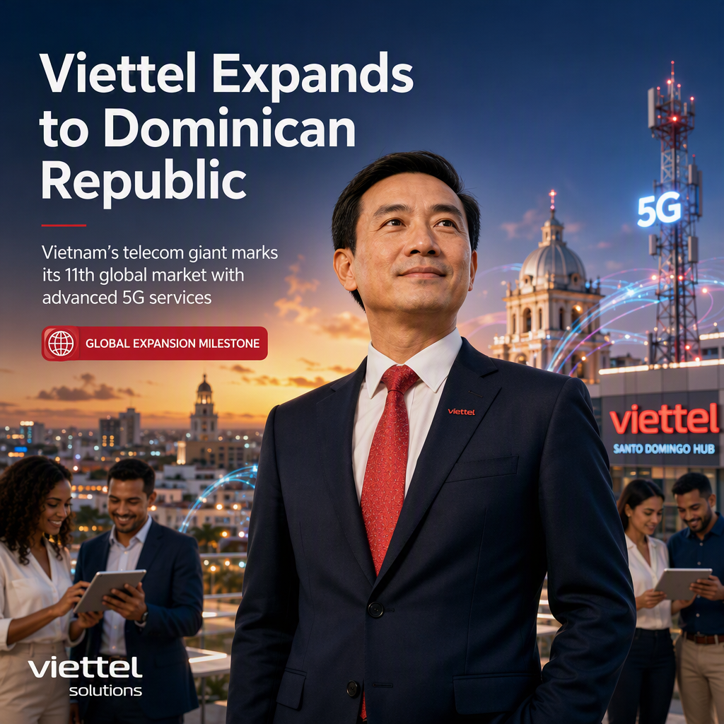 Vietnam's Viettel Enters Dominican Republic, Marking 11th Overseas Market in Global Expansion