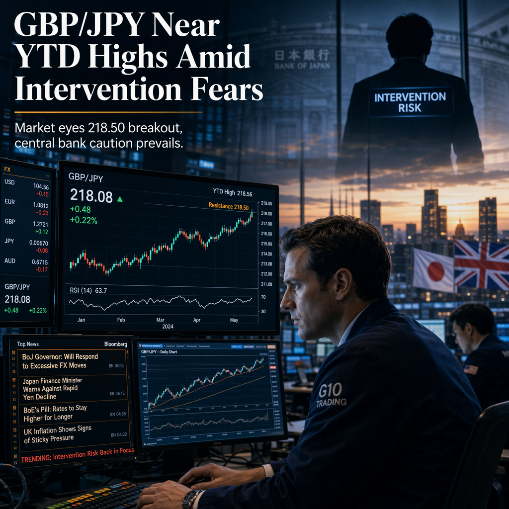 GBP/JPY Holds Above 218.00 as Market Eyes YTD Highs Amid Intervention Fears