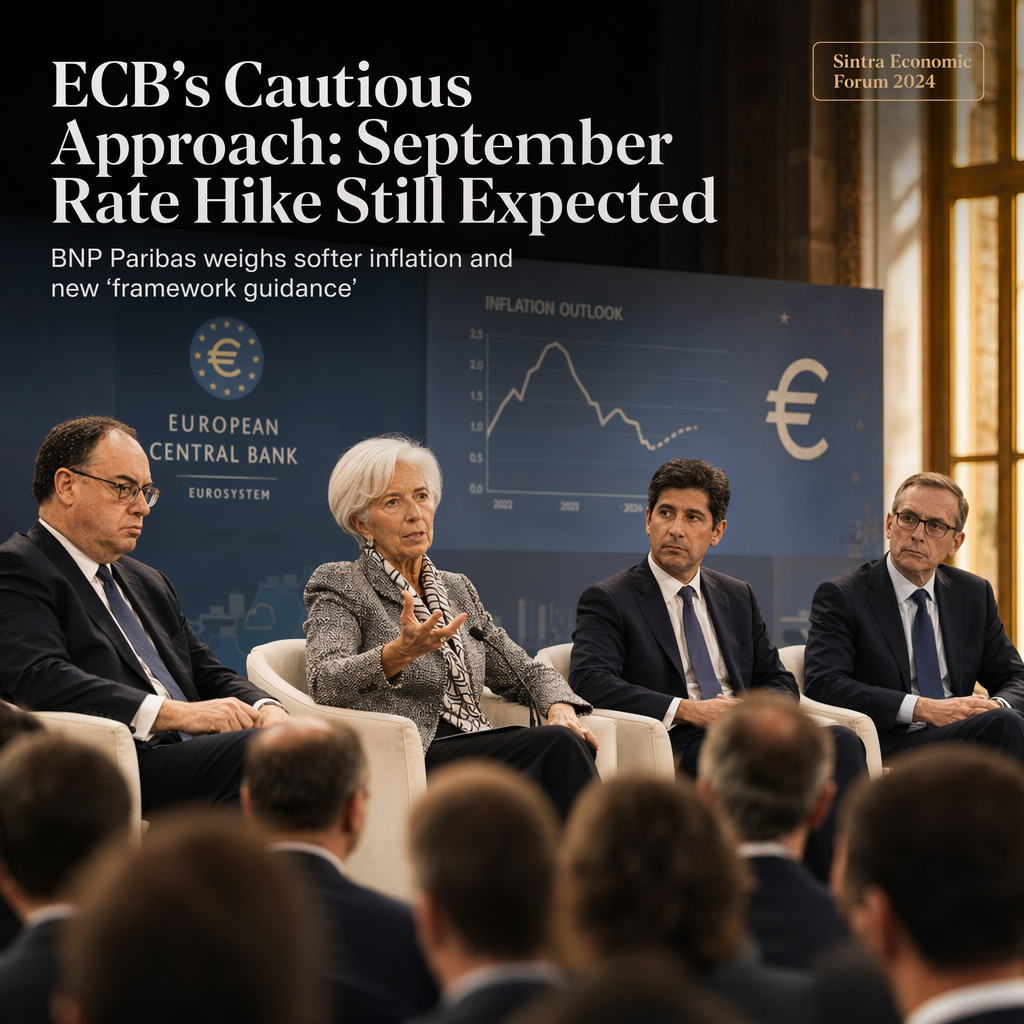 ECB Maintains Cautious Stance, BNP Paribas Expects September Rate Hike Despite Softer Inflation