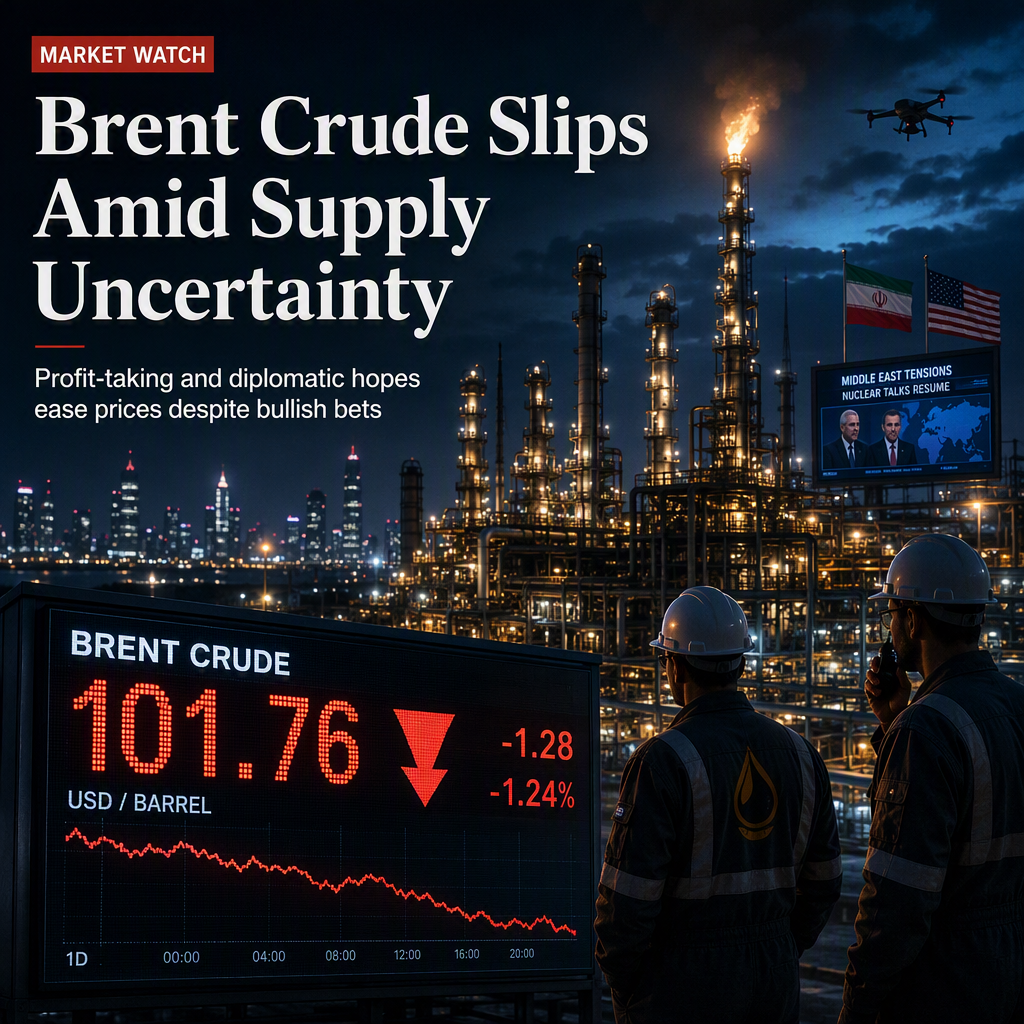 Brent Crude Falls Despite Elevated Supply Risks and Bullish Speculation