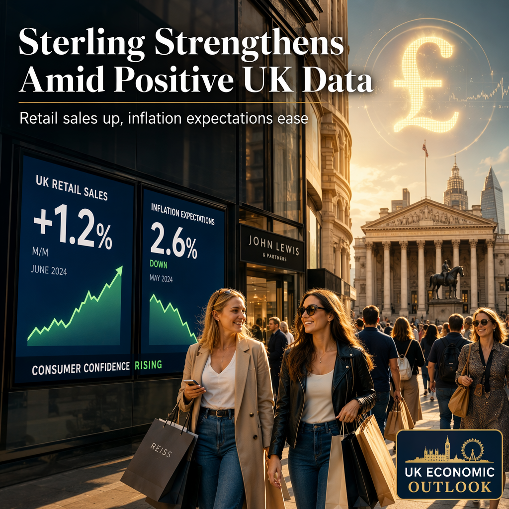UK Growth-Inflation Mix Improves, Supporting Sterling Amid Temporary Retail Sales Boost