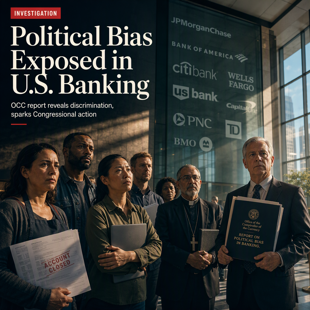 OCC Uncovers Evidence of Political Debanking by Nation's Largest Banks
