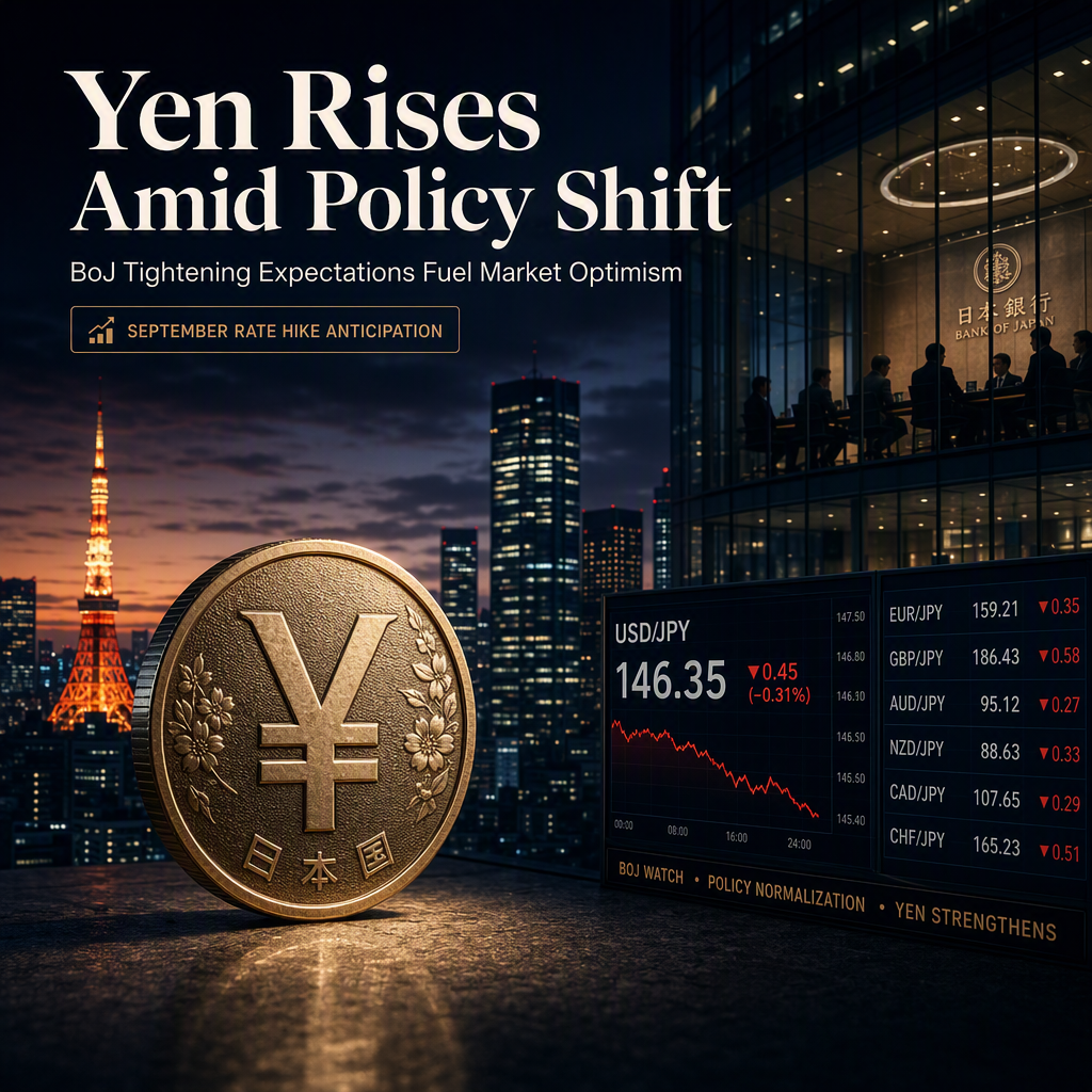 Japanese Yen Strengthens as Policy Shift and BoJ Tightening Expectations Grow
