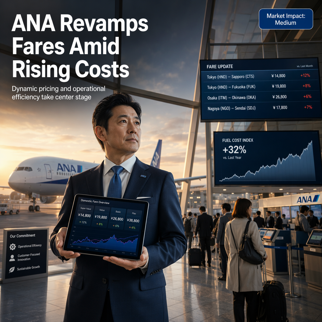 ANA Holdings Overhauls Domestic Fare Structure to Combat Rising Costs