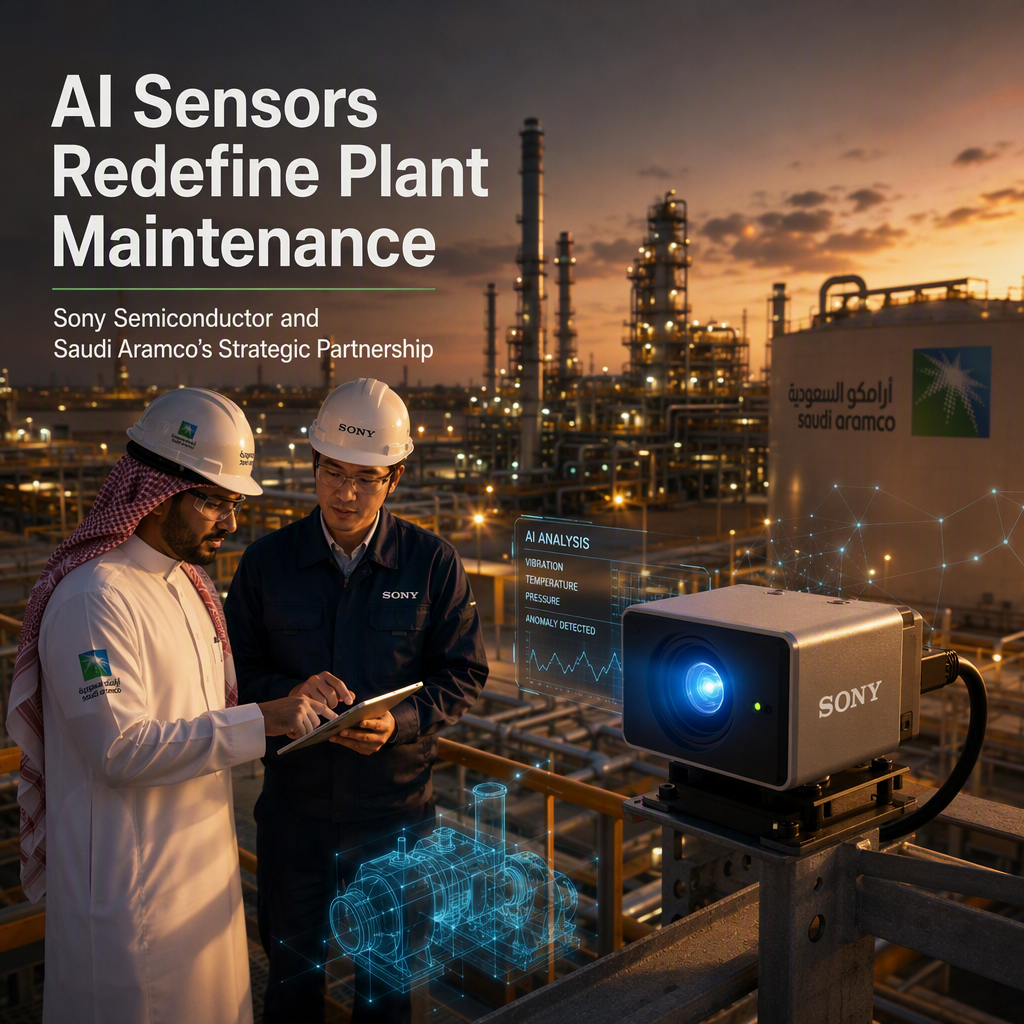 Sony Semiconductor Partners with Saudi Aramco to Develop AI for Plant Maintenance