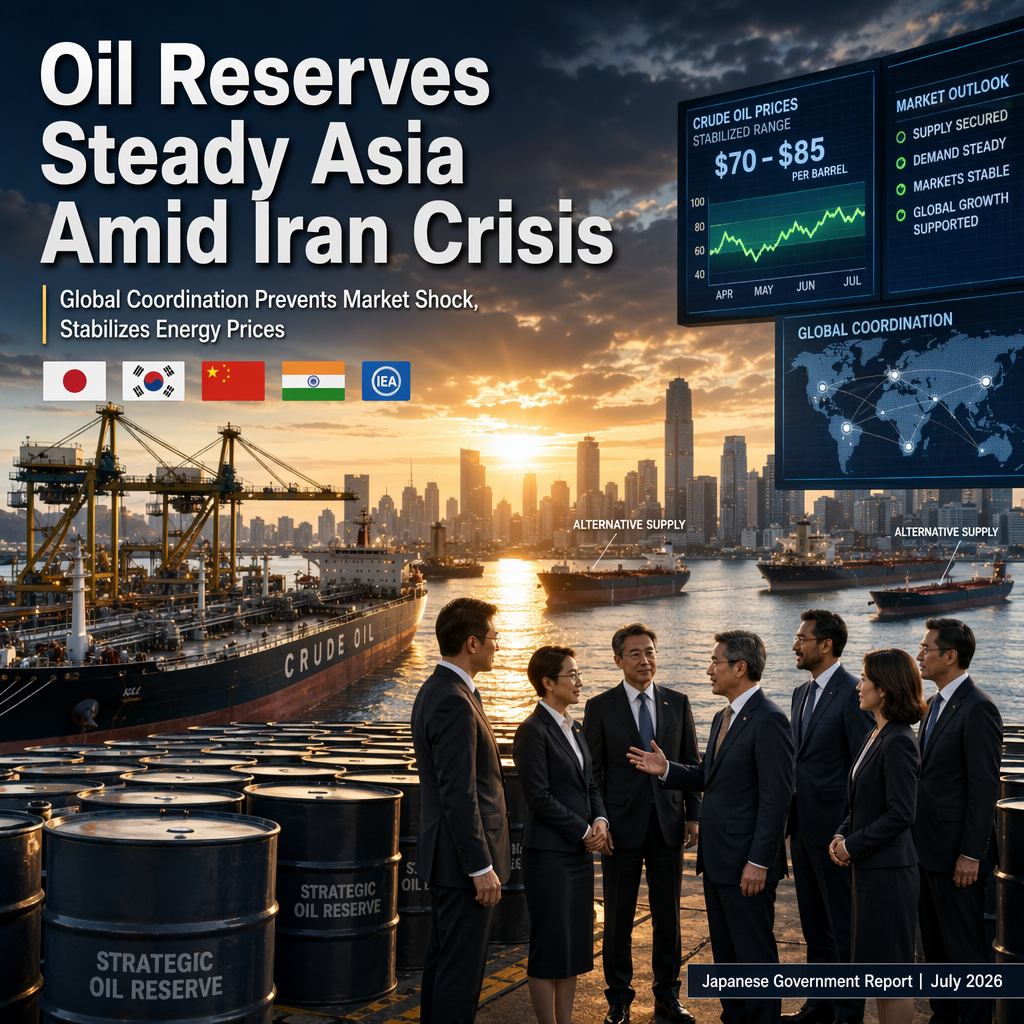 Coordinated Global Oil Reserve Release Shields Asian Economies from Iran War Shock