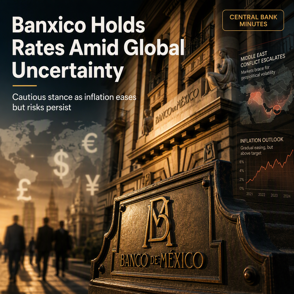 Banxico Signals Prolonged Rate Hold Amid Easing Inflation and Global Uncertainty