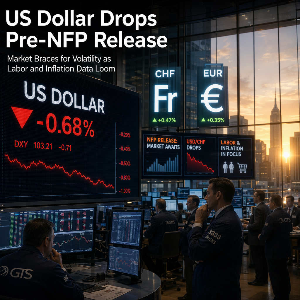US Dollar Weakens Ahead of Key Nonfarm Payrolls Report as Market Awaits Labor and Inflation Data