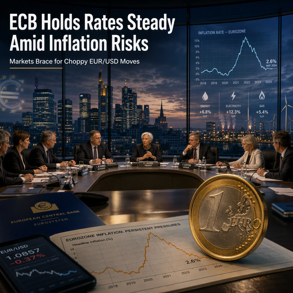 ECB Maintains Hawkish Stance as Eurozone Inflation Risks Persist, EUR/USD Expected to Trade in Choppy Range