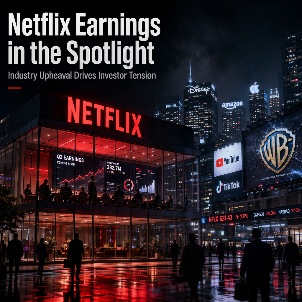 Netflix Set to Report Q2 Earnings Amid Industry Upheaval and Investor Scrutiny