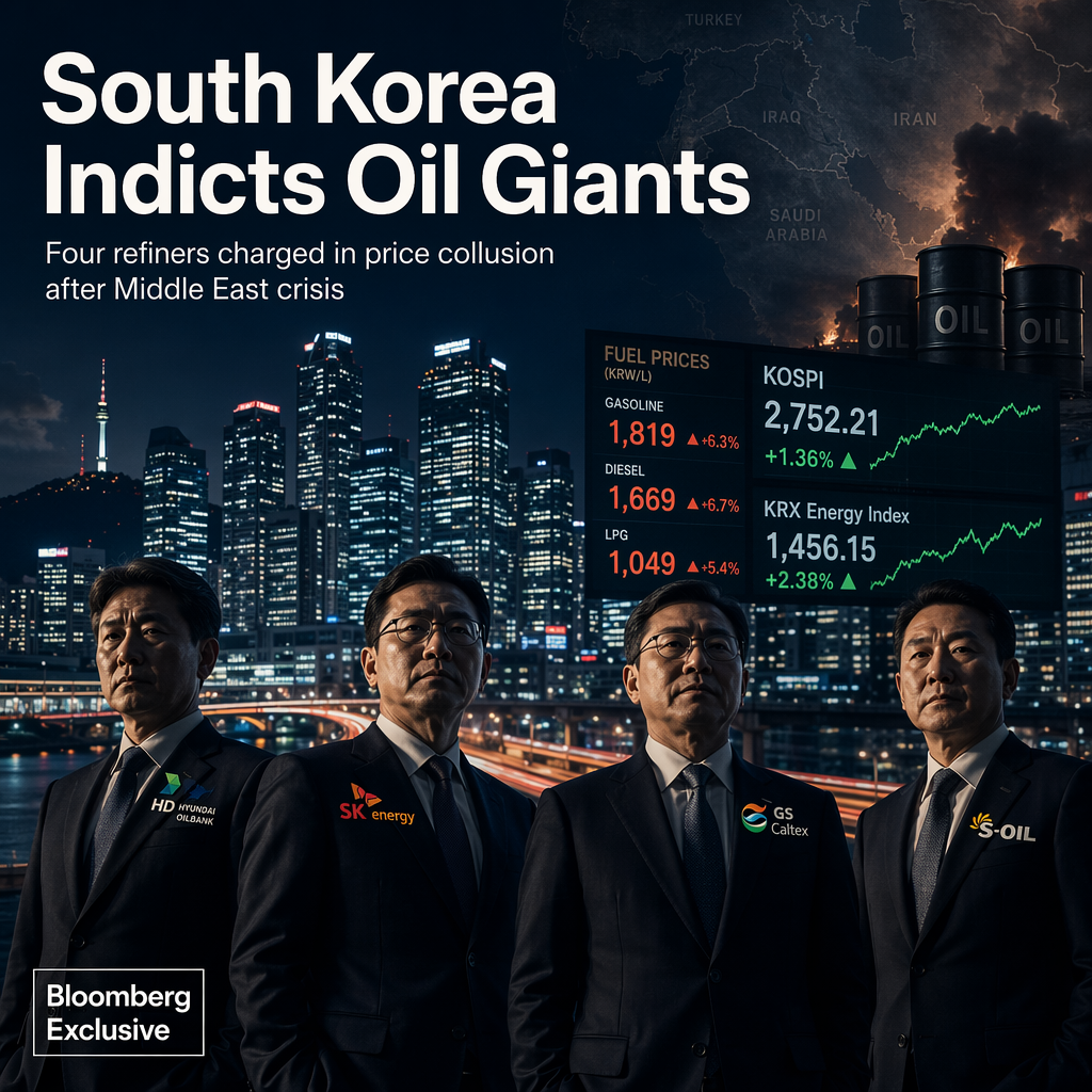 South Korean Prosecutors Indict Four Major Oil Refiners for Alleged Price Collusion After Middle East Conflict