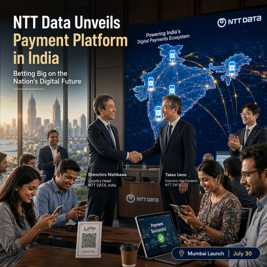 NTT Data Launches New Payment Platform to Target India's Expanding Digital Market