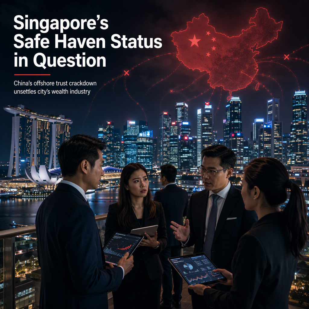 China's Offshore Trust Crackdown Sparks Uncertainty for Singapore's Wealth Management Sector
