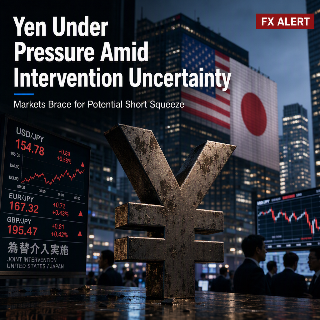 Japanese Yen Remains Weak Despite Past US-Japan Intervention as Market Eyes Potential Squeeze