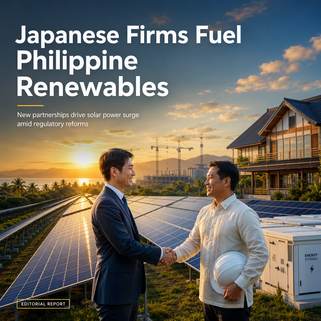 Japanese Firms Expand Into Philippine Renewable Energy Amid Regulatory Reforms