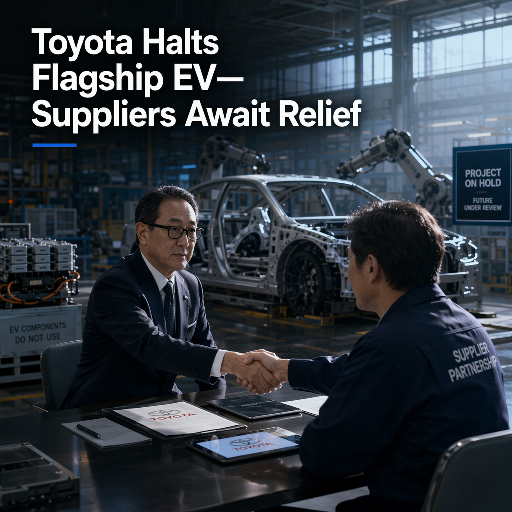 Toyota to Compensate Suppliers After Halting Flagship EV Development