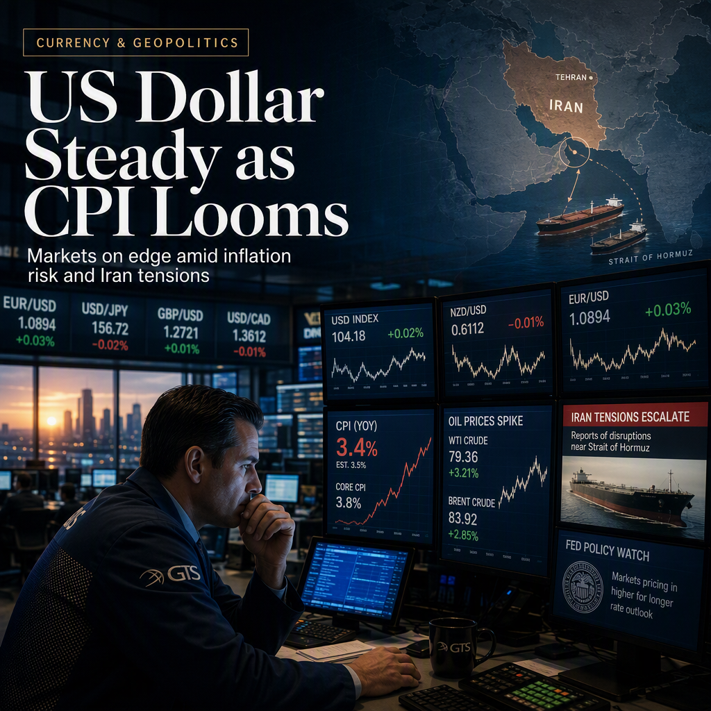 US Dollar Holds Steady as Traders Await US CPI Amid Iran-Driven Geopolitical Risks