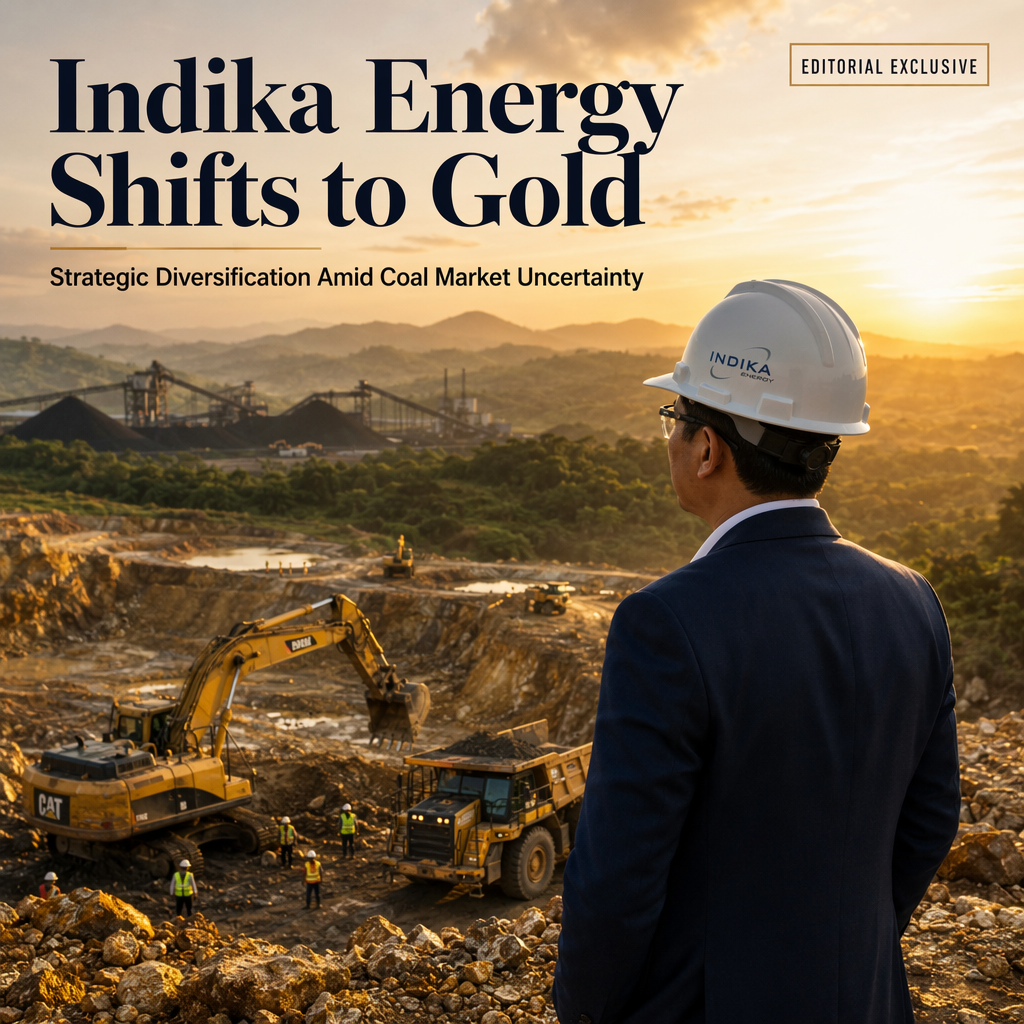 Indika Energy Accelerates Gold Mining Project to Hedge Against Coal Market Volatility