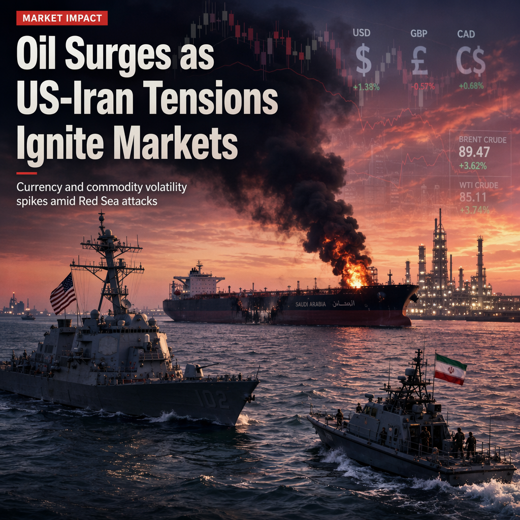Escalating US-Iran Tensions Drive Oil Prices Higher, Impacting Currency and Commodity Markets