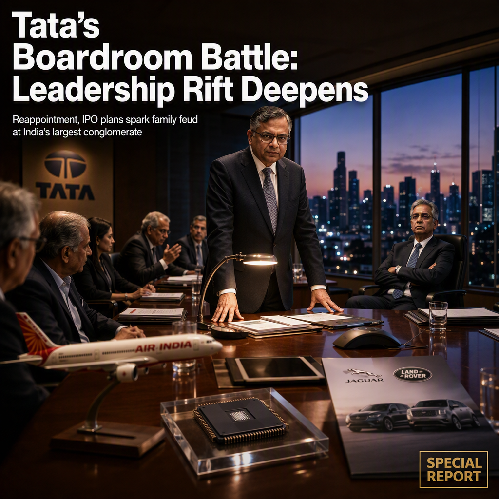 Tata Sons Board Reappoints Chairman Amid Fierce Leadership and IPO Dispute