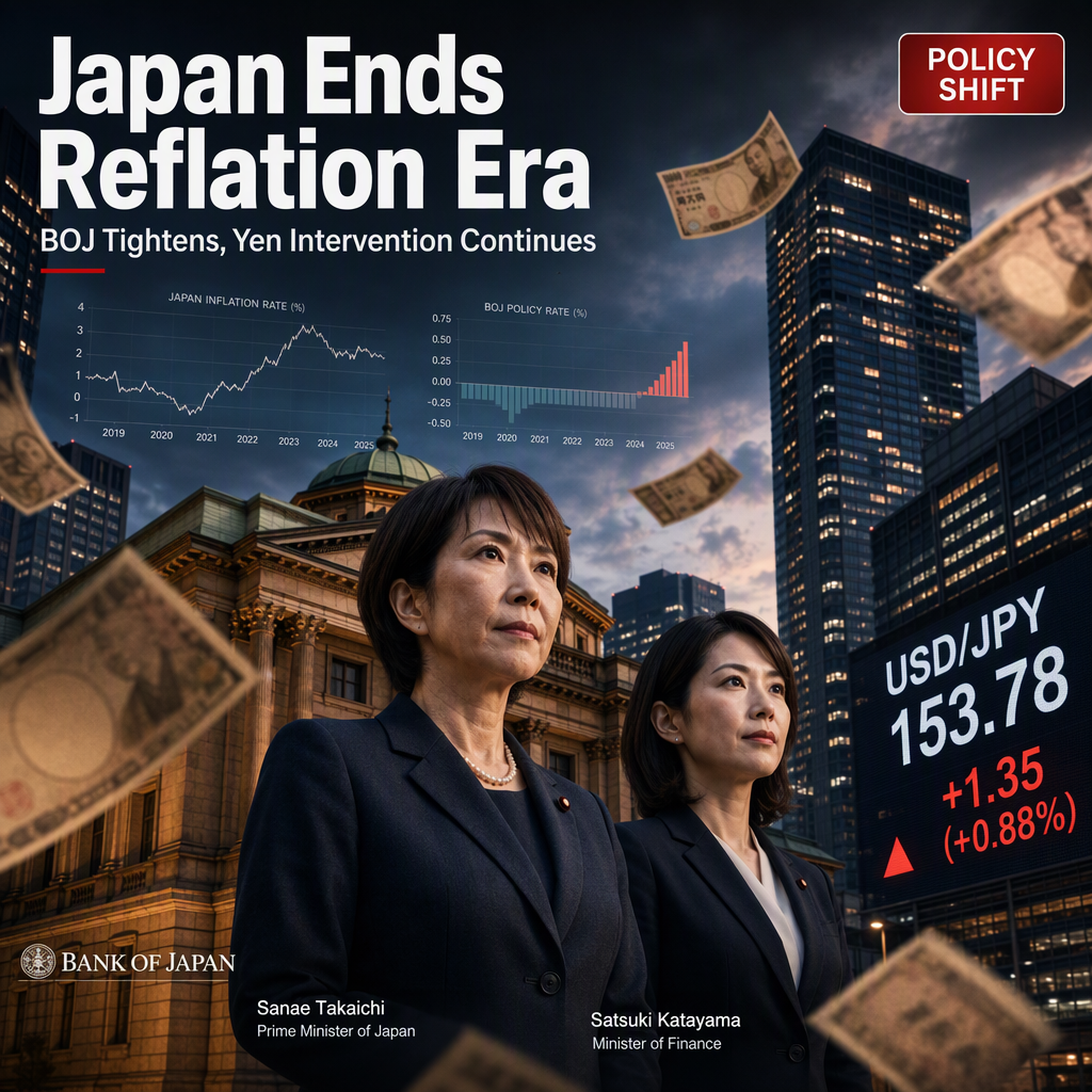 Japan Declares End to Reflation Era as BOJ Tightens Policy and Yen Interventions Continue