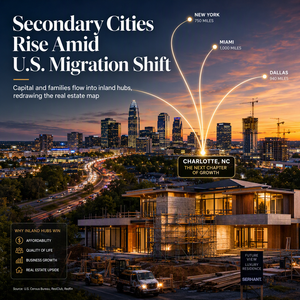 Ryan Serhant Highlights Secondary Markets as Key Winners in U.S. Migration Trends