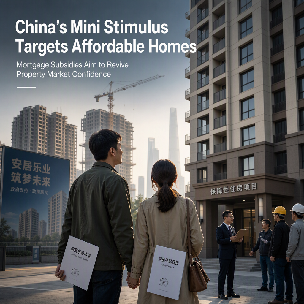 China Unveils Targeted 'Mini Stimulus' for Affordable Housing Amid Property Market Slump