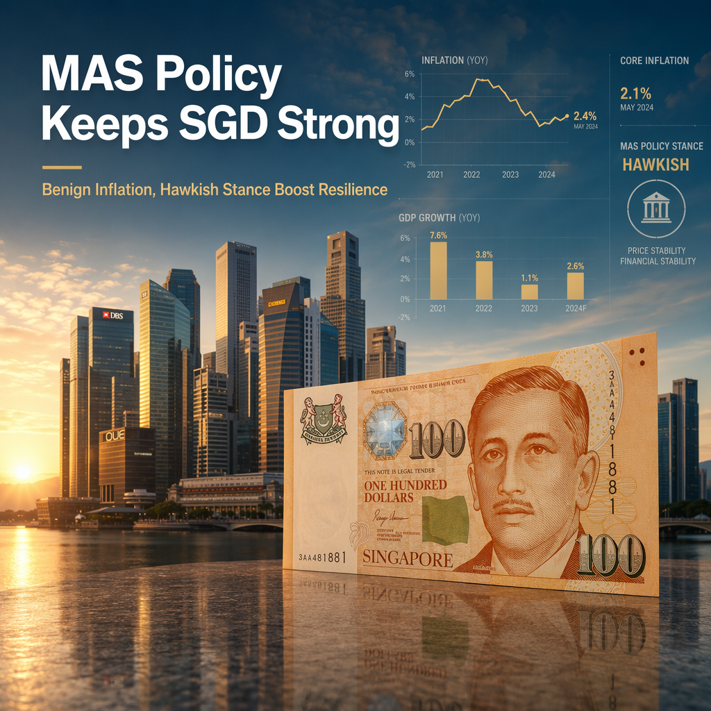 MAS's Restrictive Policy Supports Singapore Dollar Amid Benign Inflation