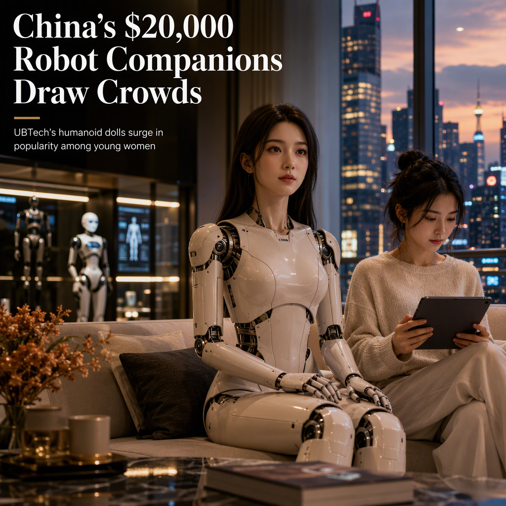 UBTech's Humanoid Robot Dolls Gain Traction in China Amid $20,000 Price Tag