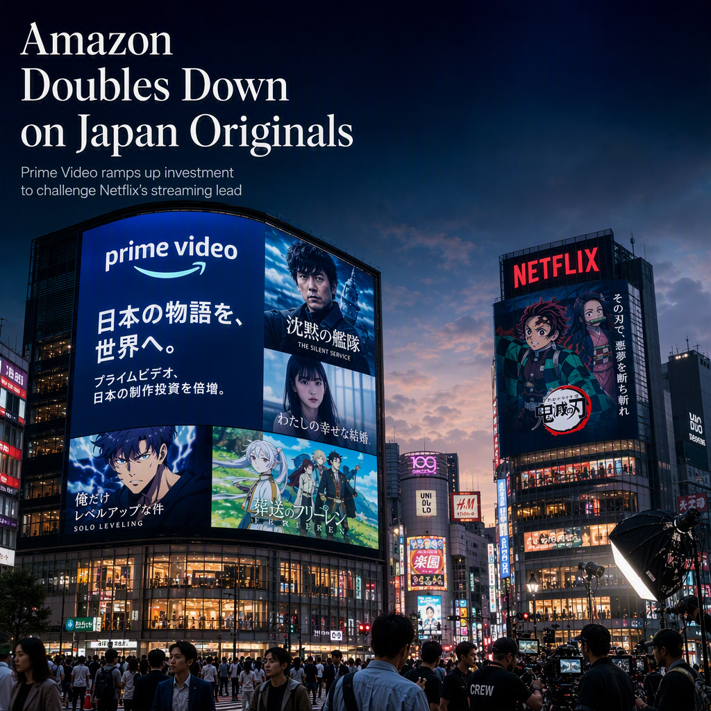 Amazon Prime Video Doubles Japan Production Budget to Challenge Netflix's Market Lead