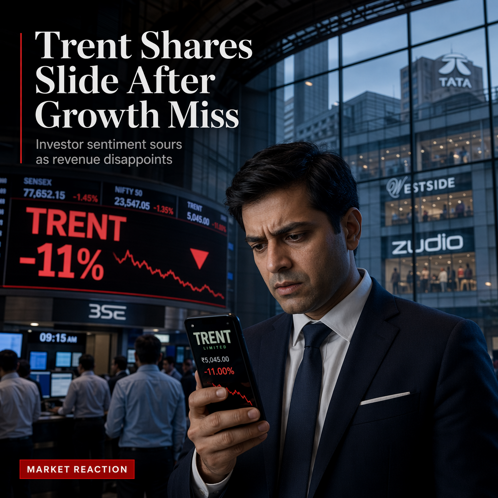 Trent Shares Plunge 11% After Revenue Growth Misses Expectations