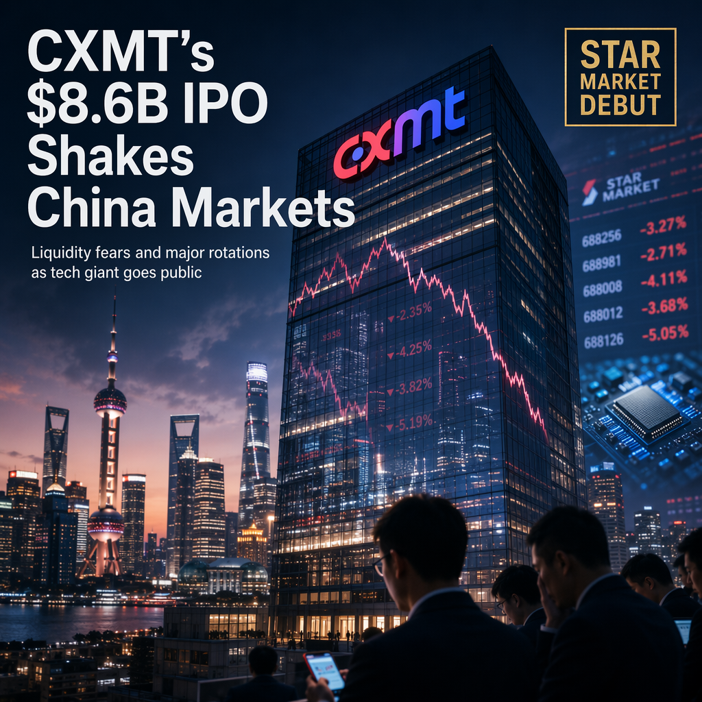 CXMT's $8.6 Billion IPO Triggers Liquidity Concerns and Market Repositioning in China